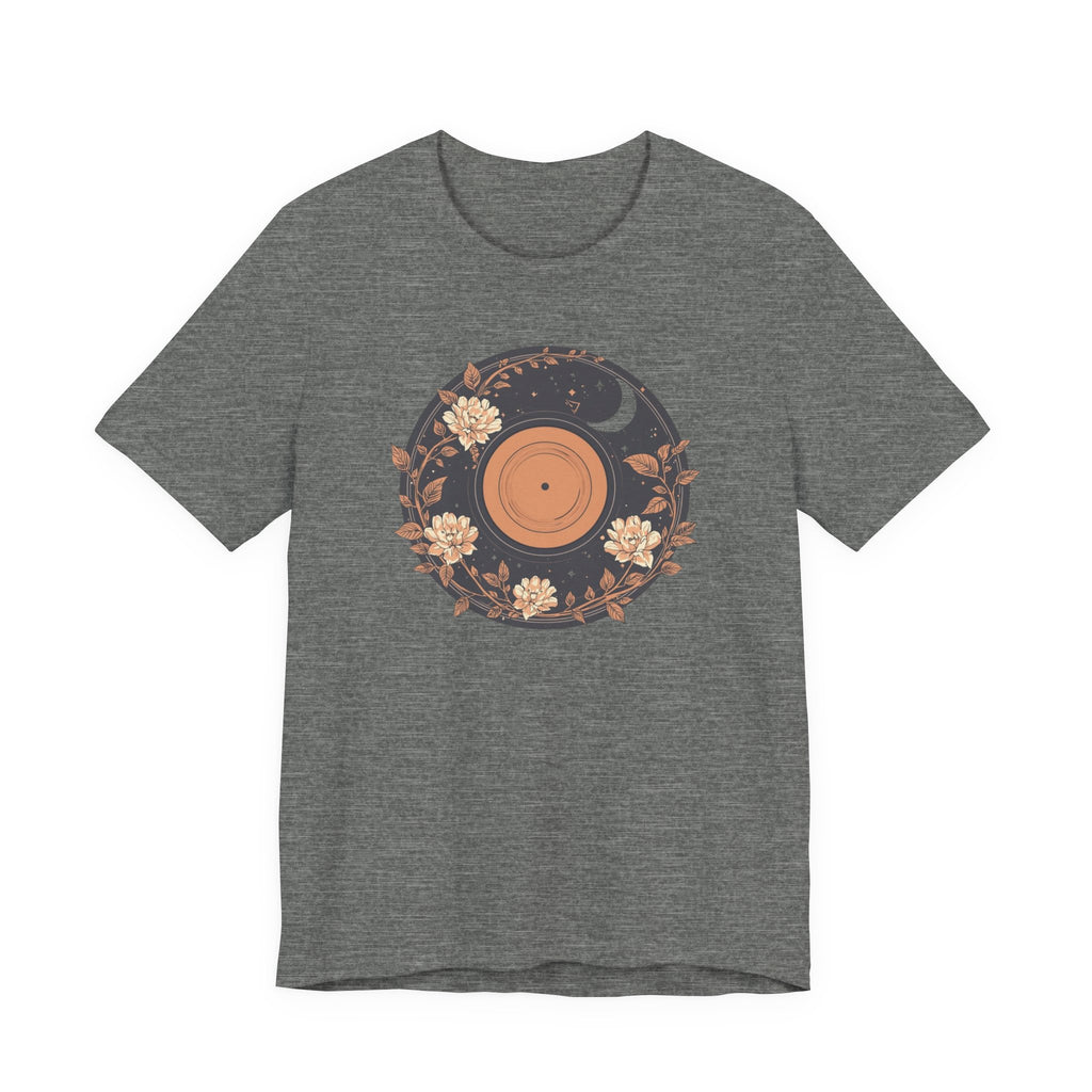 Celestial Vinyl & Wildflowers Graphic T-Shirt