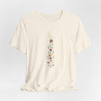 Wildflowers and Crescent Moon T-Shirt