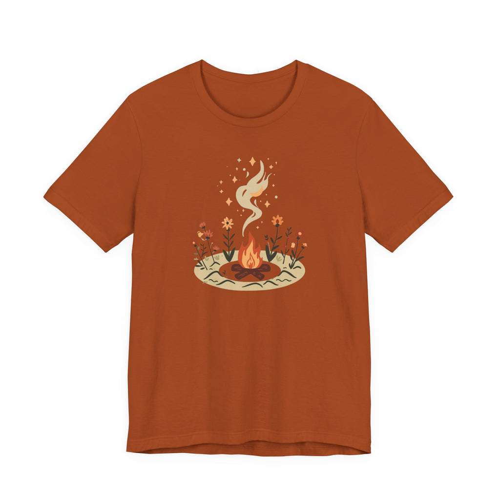 Campfire Under the Stars Graphic T-Shirt