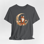 Crescent Moon and Wildflower Fox T-Shirt
