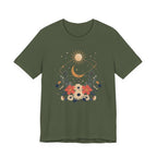 Celestial Orbit Floral Graphic T-Shirt