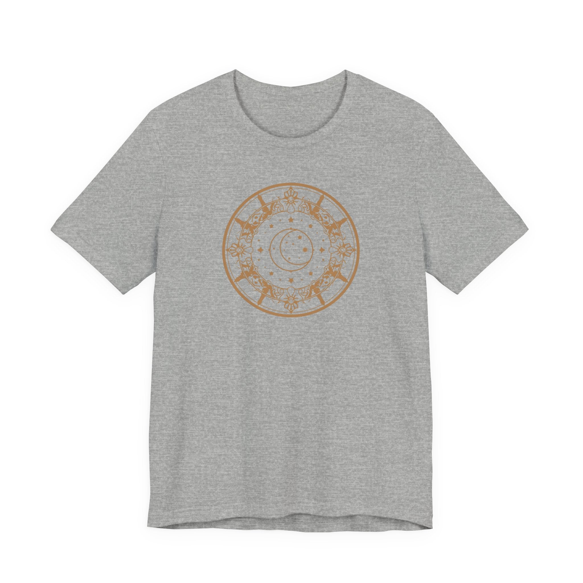 Celestial Moon & Stars Circle T-Shirt