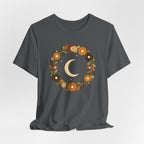 Retro Celestial Floral Wreath T-Shirt