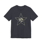Minimalist Floral Star Graphic T-Shirt
