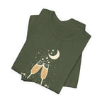 Celestial Champagne & Blush Florals Graphic T-Shirt