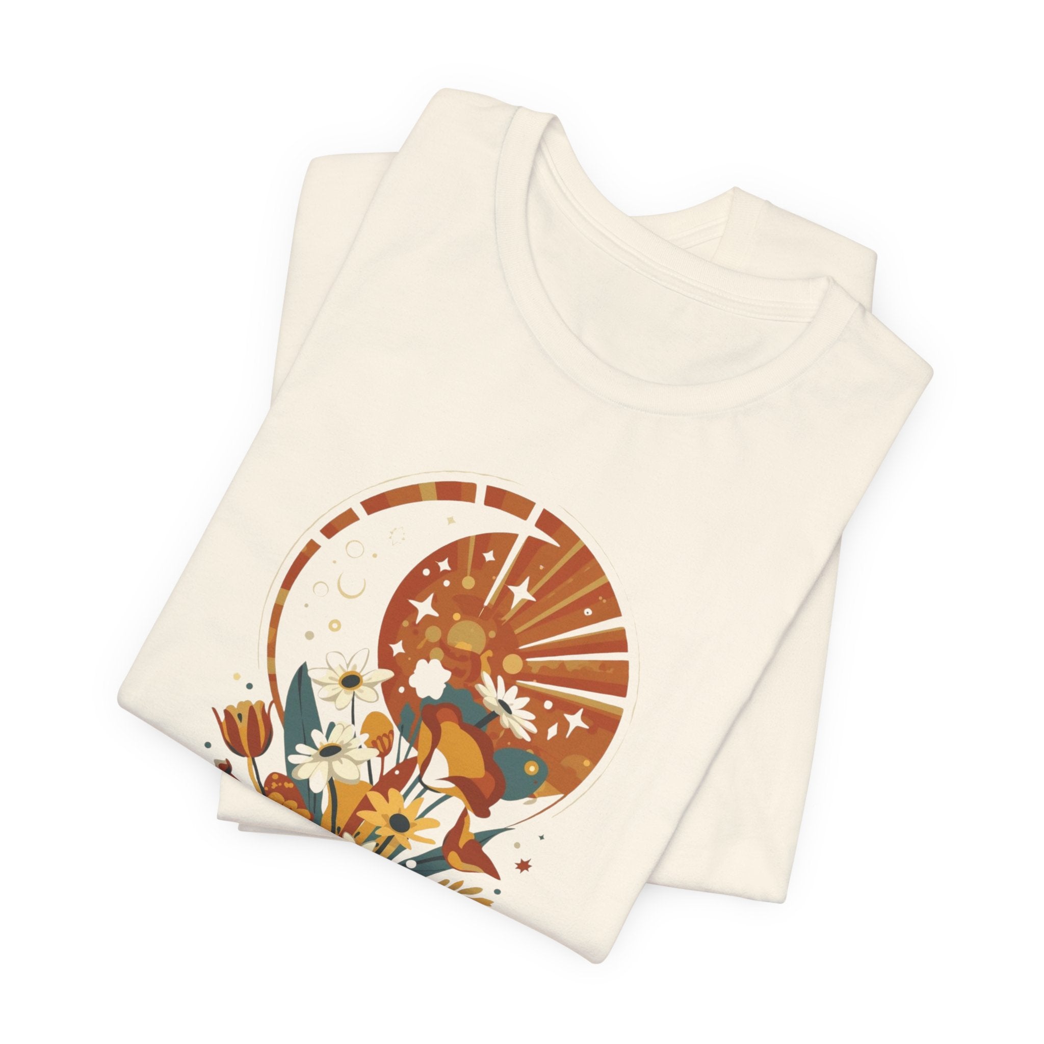 Cosmic Garden Sunset Women’s Graphic T-Shirt