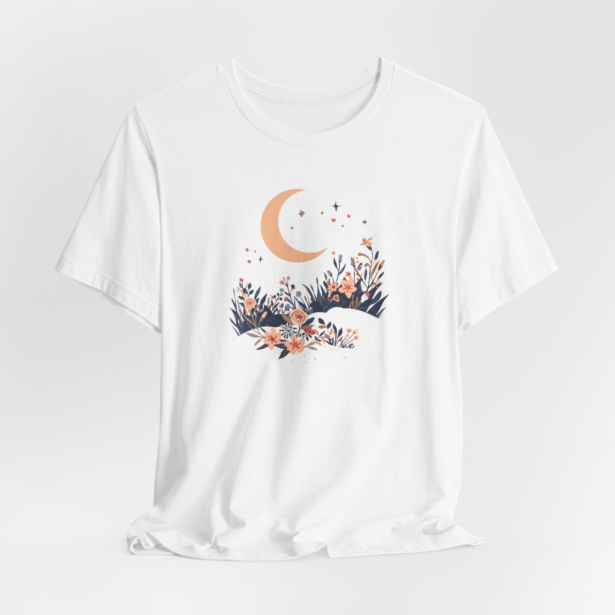 Moonlit Floral Sand Dunes T-Shirt