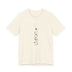Wildflowers and Crescent Moon T-Shirt
