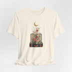 Blooming Suitcase Celestial Graphic T-Shirt