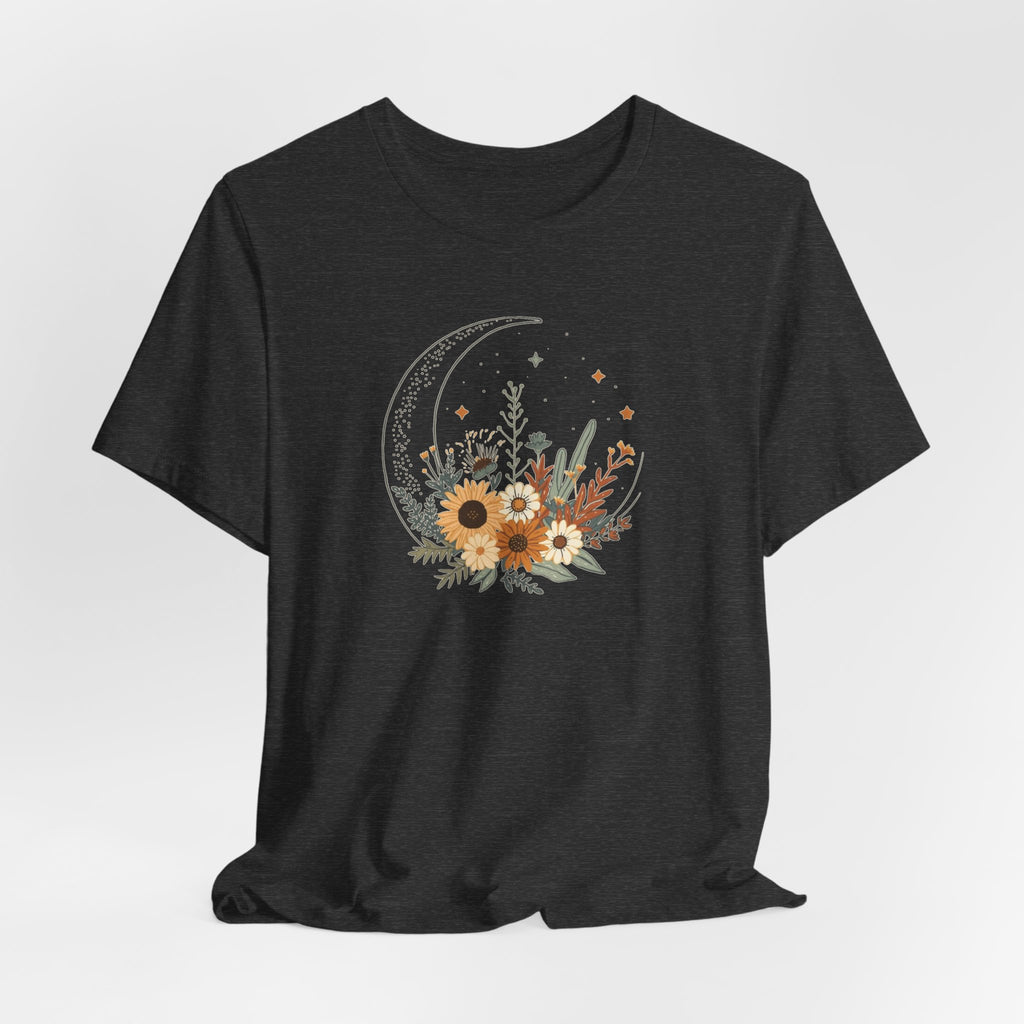 Celestial Sunflower Floral T-Shirt