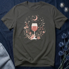 Celestial Rosé & Blush Florals Graphic T-Shirt
