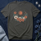 Tropical Sun & Moon Floral T-Shirt