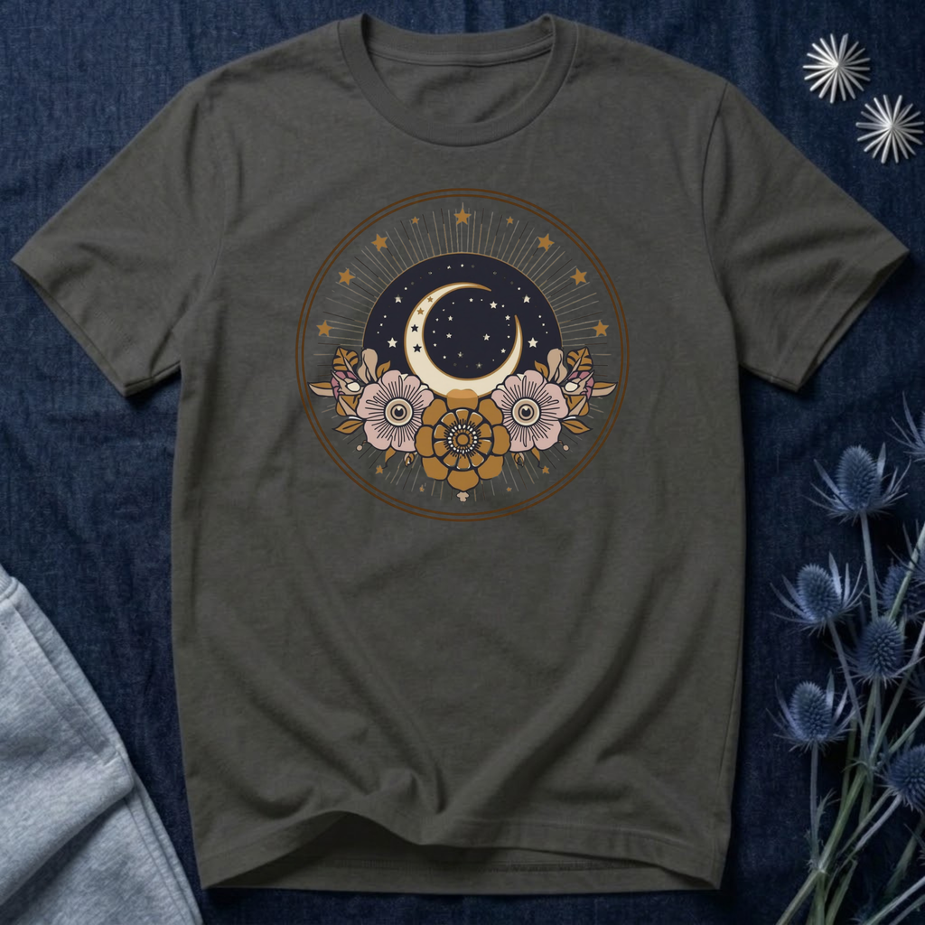 Mystic Moon & Stars Botanical T-Shirt