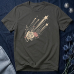 Shooting Stars & Roses Celestial Graphic T-Shirt