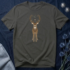 Celestial Stag Woodland Graphic T-Shirt
