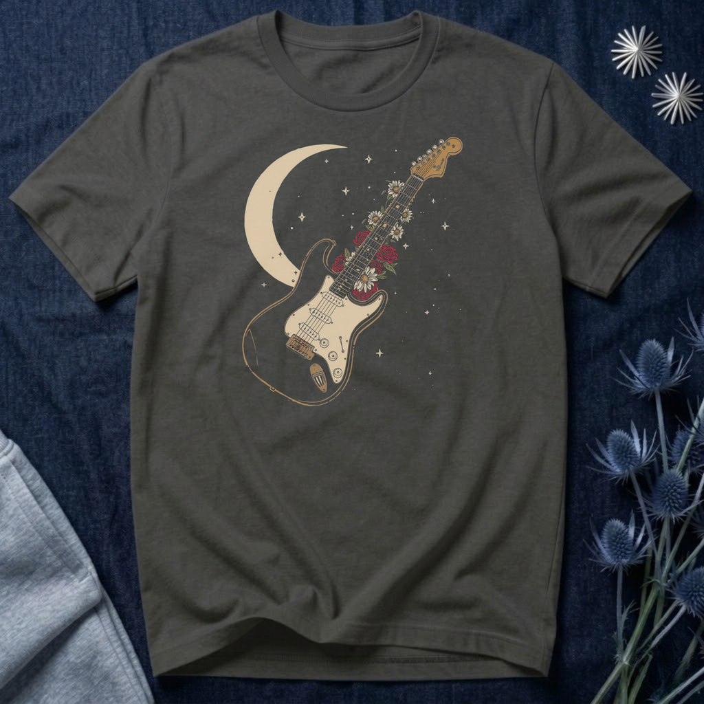 Moonlight and Guitar T-Shirt