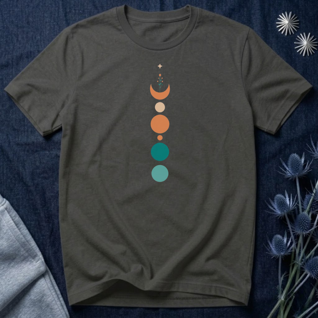 Scandinavian Crescent Moon T-Shirt