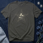 Celestial Floral Starburst Graphic T-Shirt