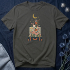 Blooming Suitcase Celestial Graphic T-Shirt