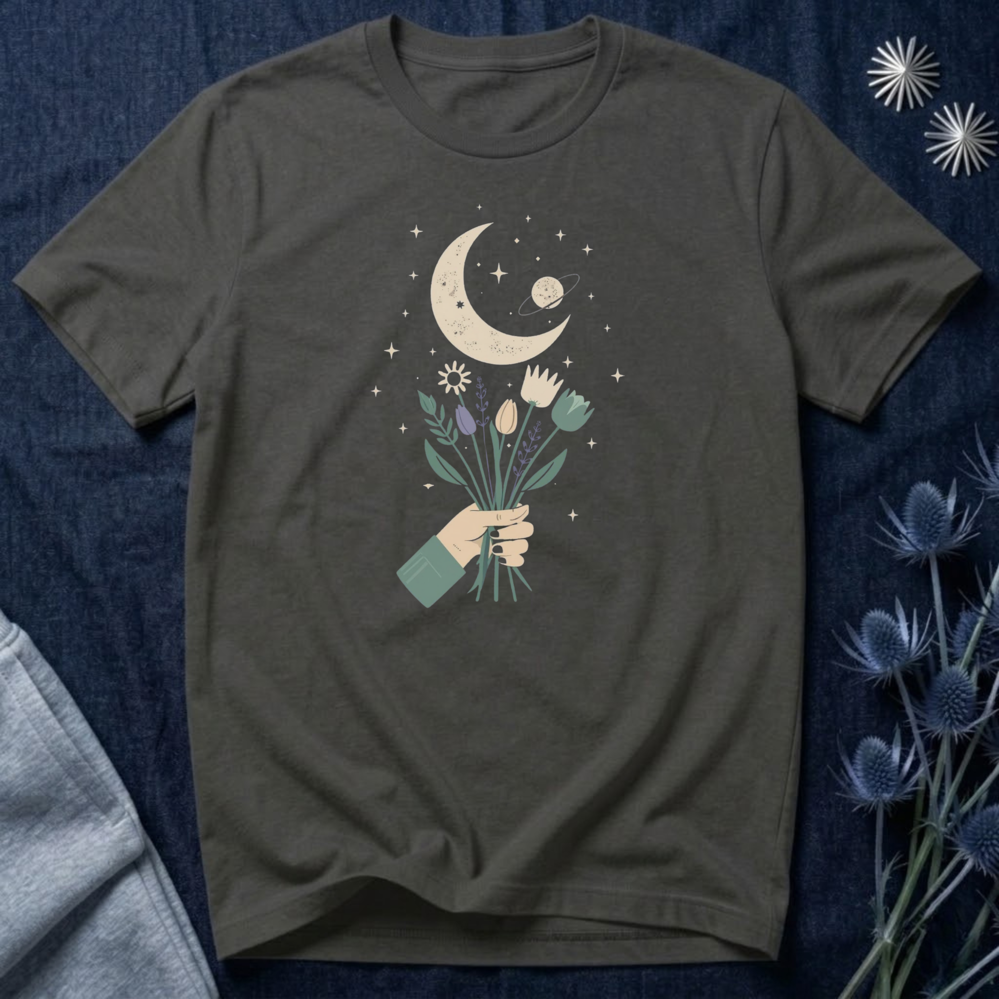 Moonlit Handheld Bouquet T-Shirt