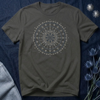 Celestial Geometric Mandala Graphic T-Shirt
