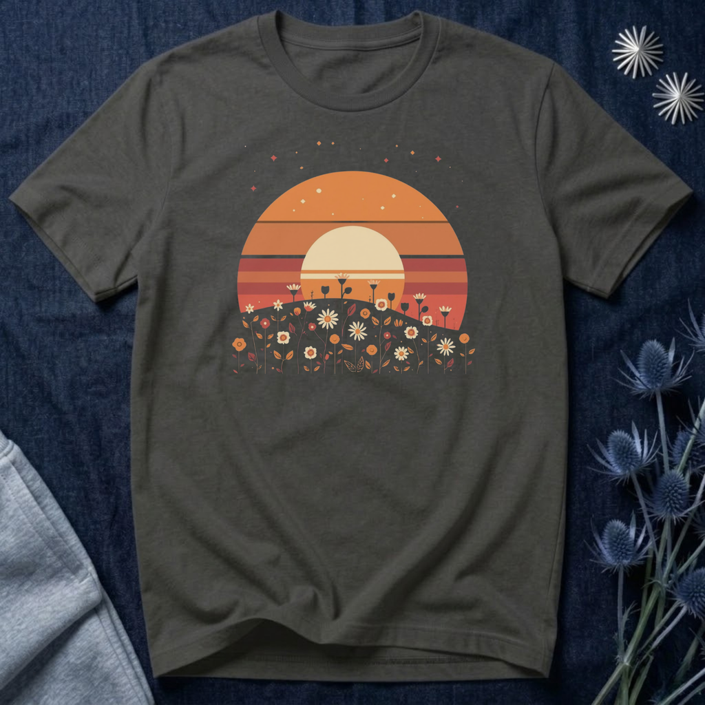 Sunset Wildflowers T-Shirt