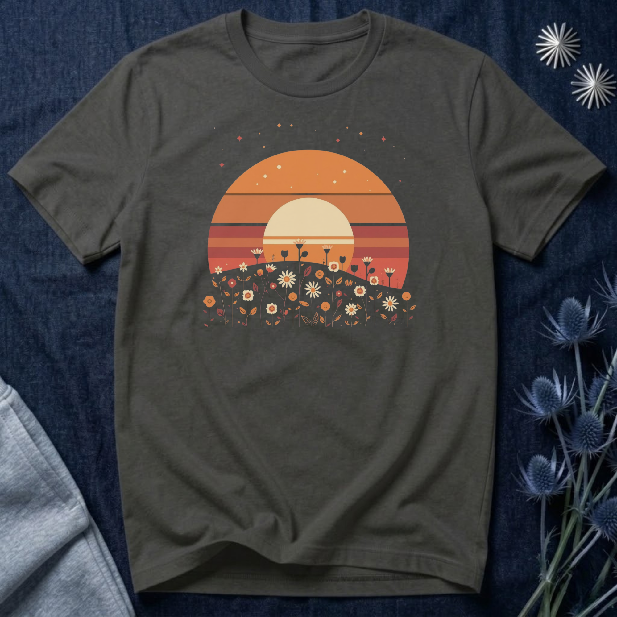 Sunset Wildflowers T-Shirt