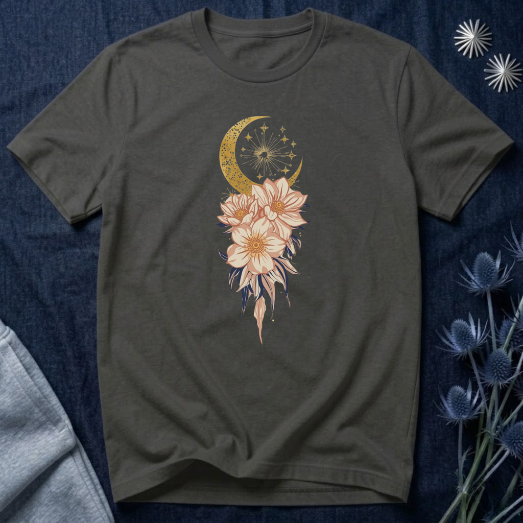 Gold Moon Botanical T-Shirt