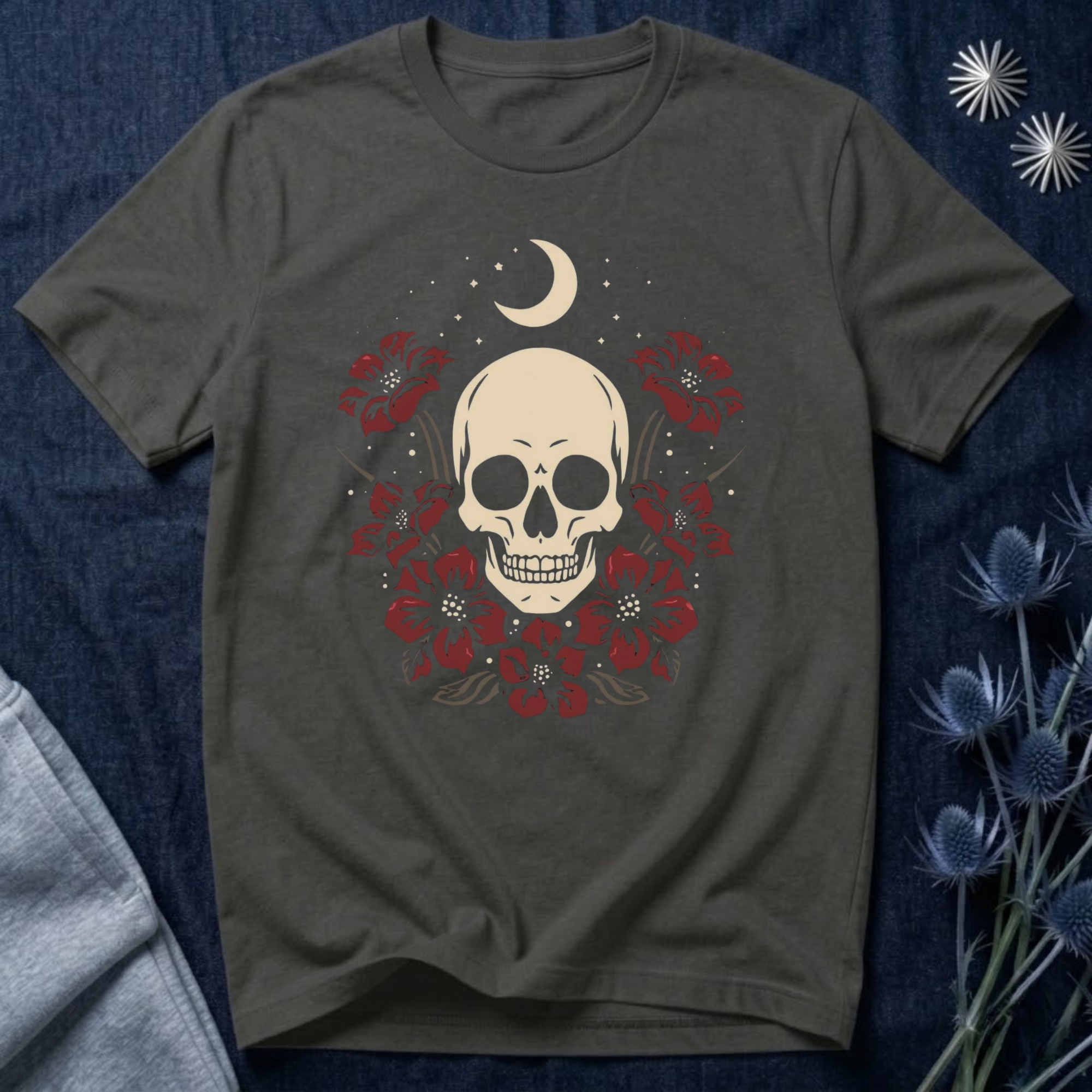 Celestial Skull and Roes T-Shirt