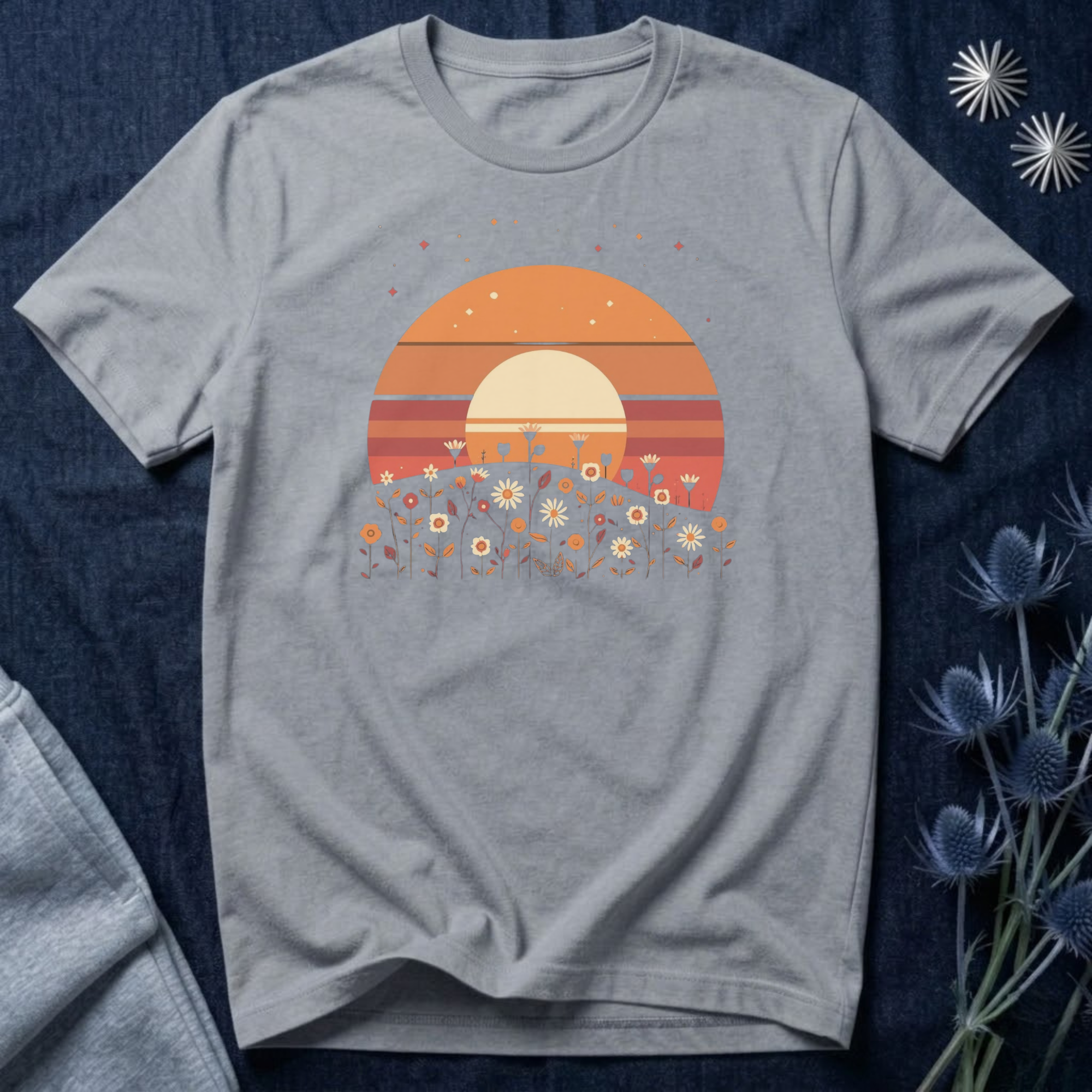 Sunset Wildflowers T-Shirt