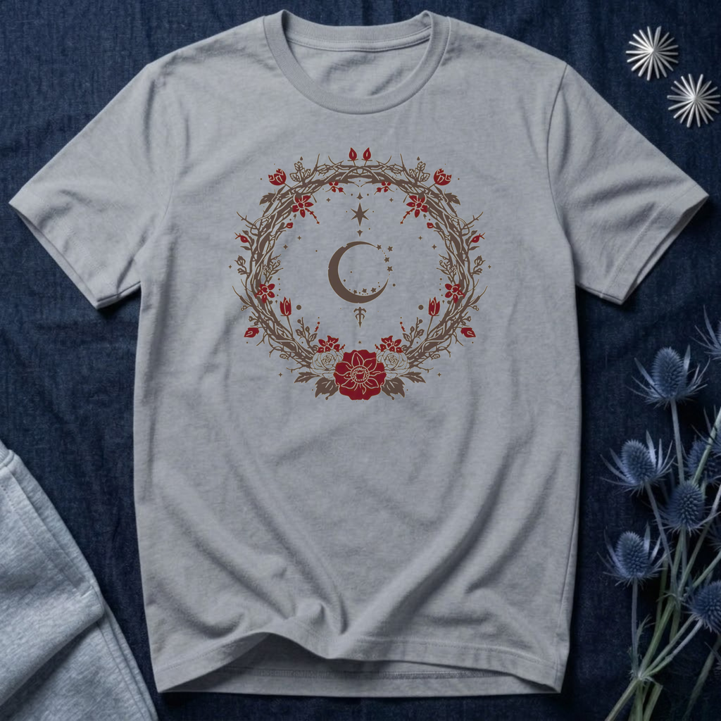 Gothic Celestial Wreath T-Shirt