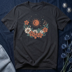 Tropical Sun & Moon Floral T-Shirt
