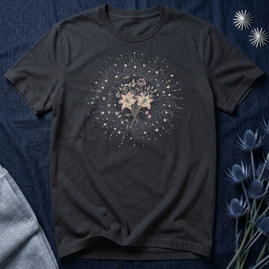 Starburst Floral Graphic T-Shirt