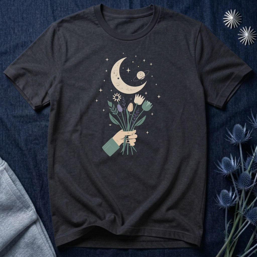 Moonlit Handheld Bouquet T-Shirt