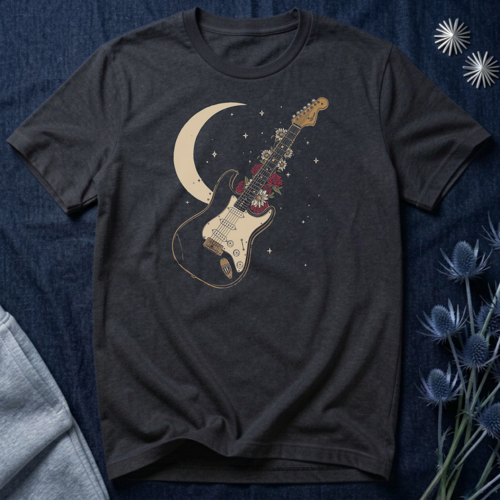 Moonlight and Guitar T-Shirt