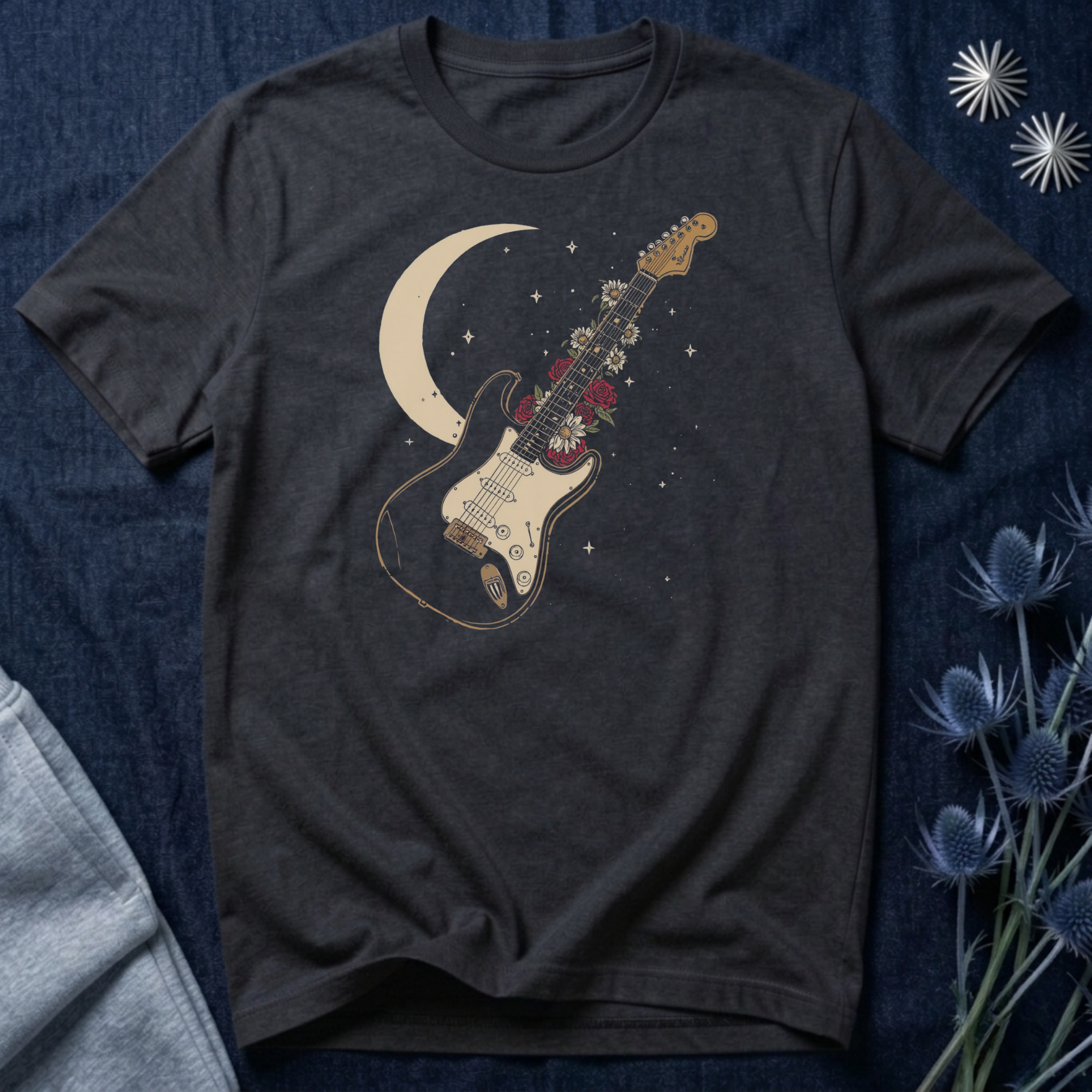 Moonlight and Guitar T-Shirt