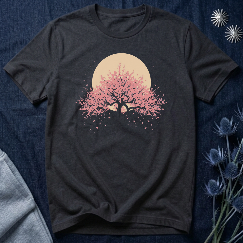 Moonlit Cherry Blossoms T-Shirt