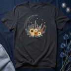 Celestial Sunflower Floral T-Shirt