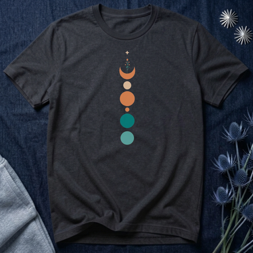 Scandinavian Crescent Moon T-Shirt