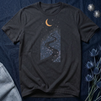 Moonlit Wildflower Winding Path Graphic Tee