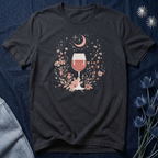 Celestial Rosé & Blush Florals Graphic T-Shirt