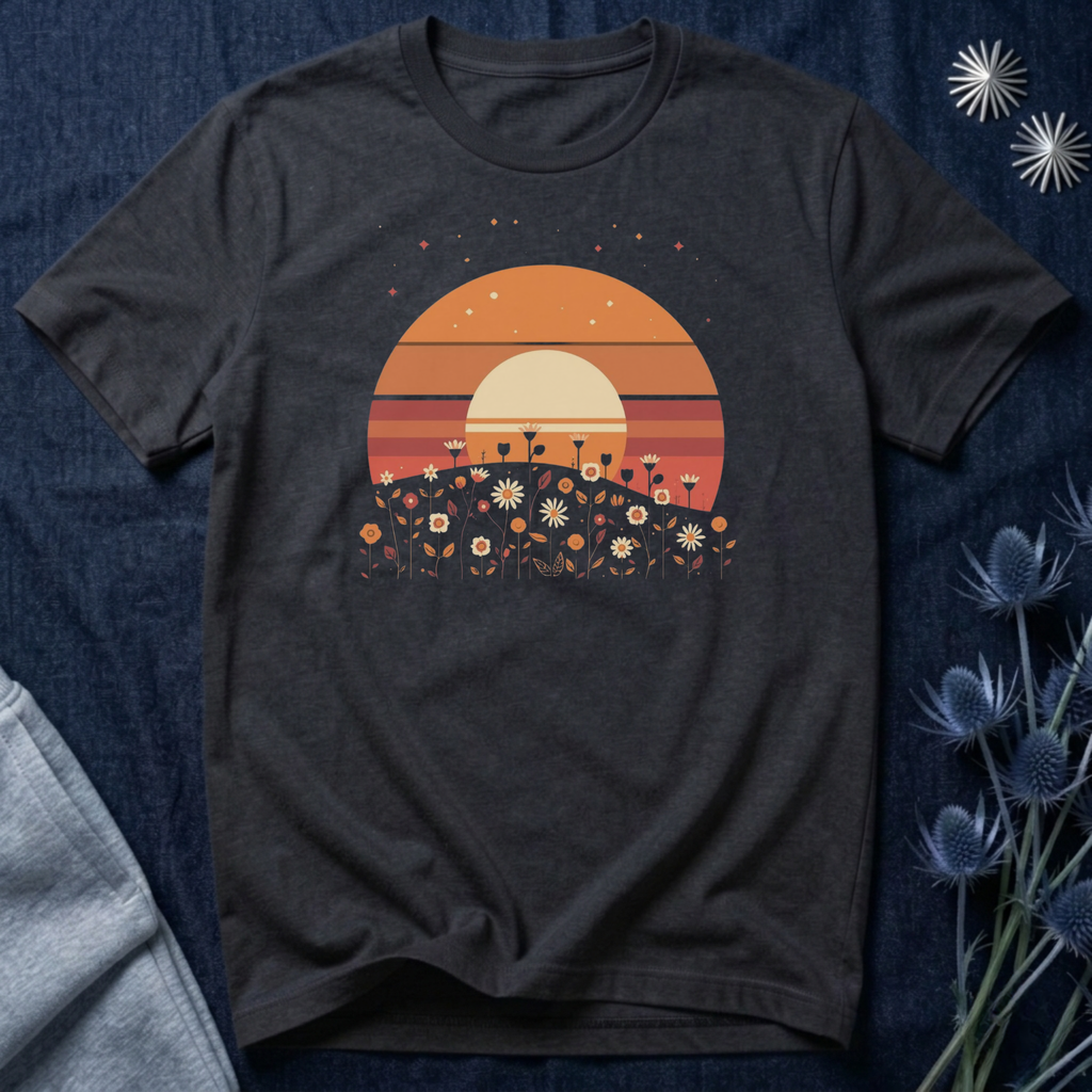 Sunset Wildflowers T-Shirt