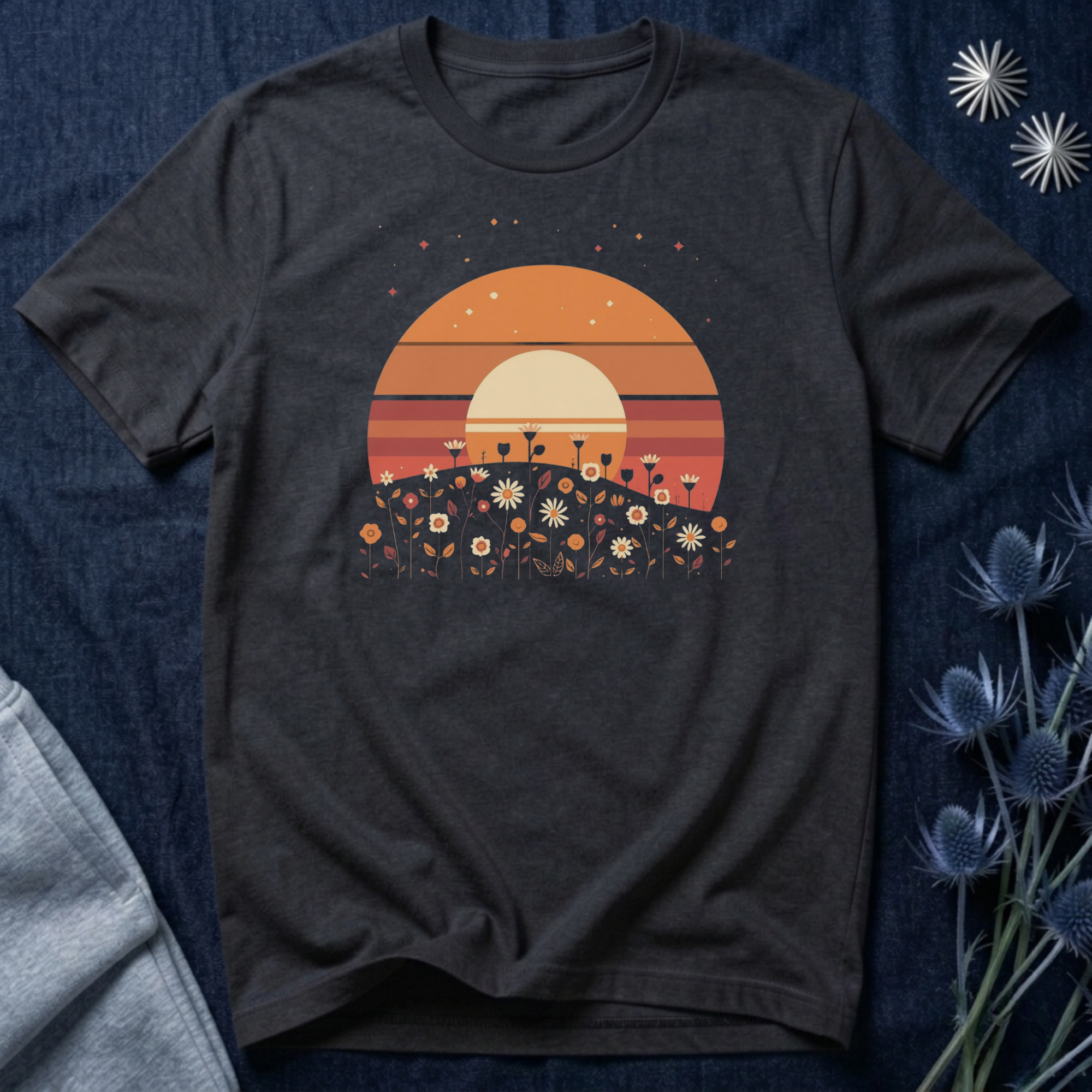 Sunset Wildflowers T-Shirt