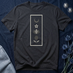 Scandinavian Moon and Flowers T-Shirt