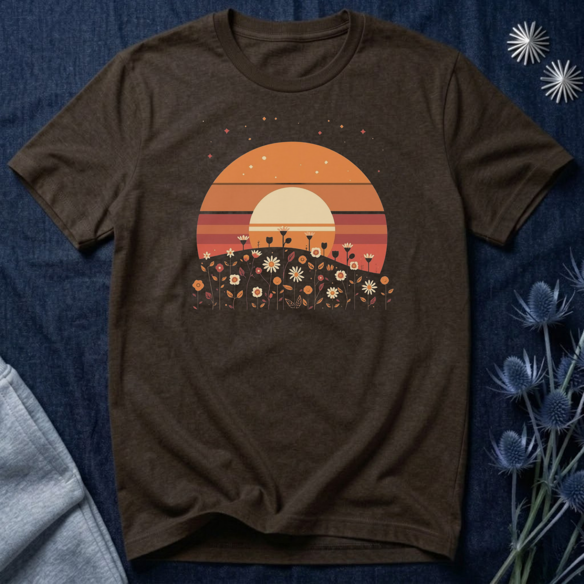 Sunset Wildflowers T-Shirt