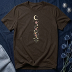 Wildflowers and Crescent Moon T-Shirt