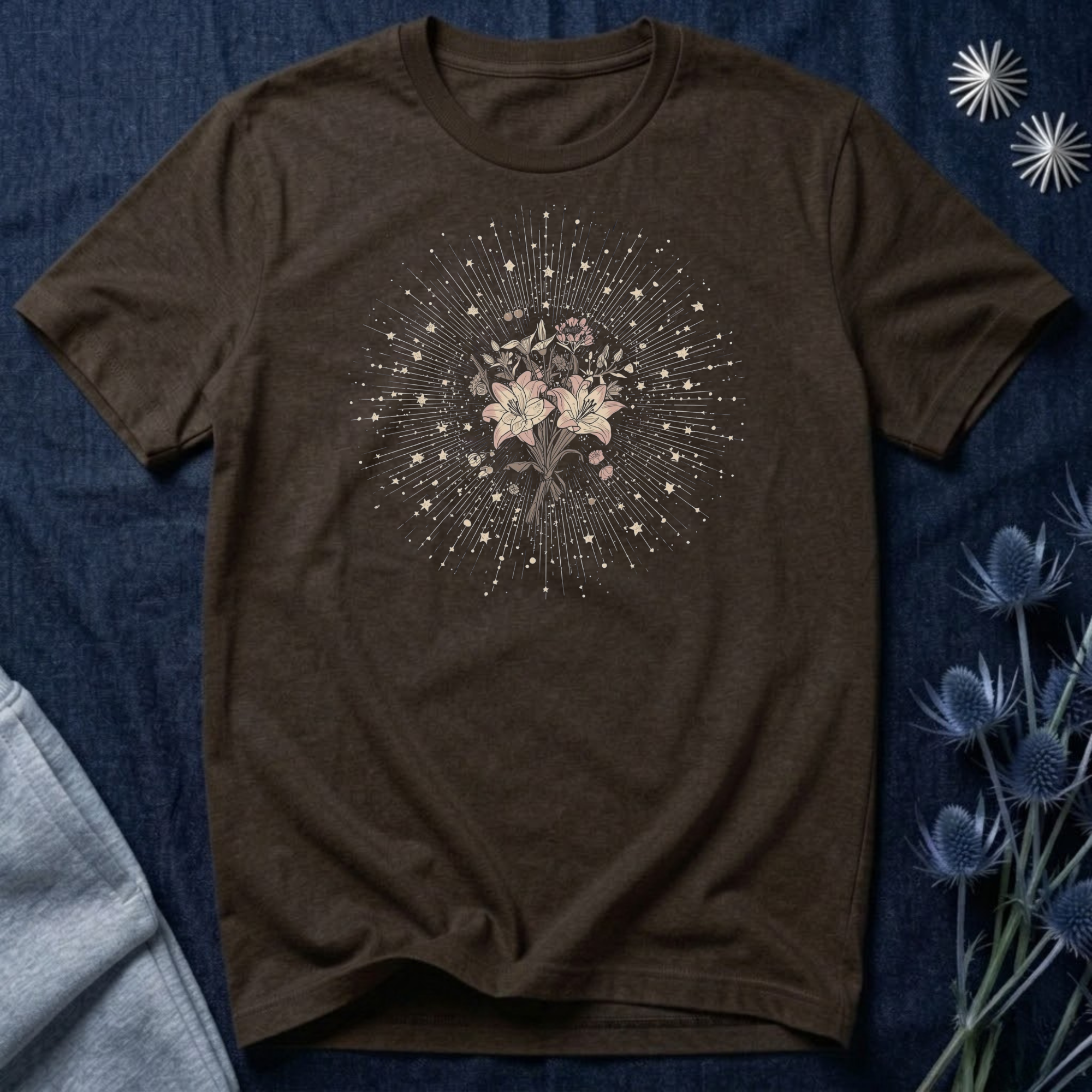 Starburst Floral Graphic T-Shirt
