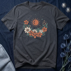 Tropical Sun & Moon Floral T-Shirt