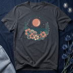 Sunset Ocean Moon Floral T-Shirt