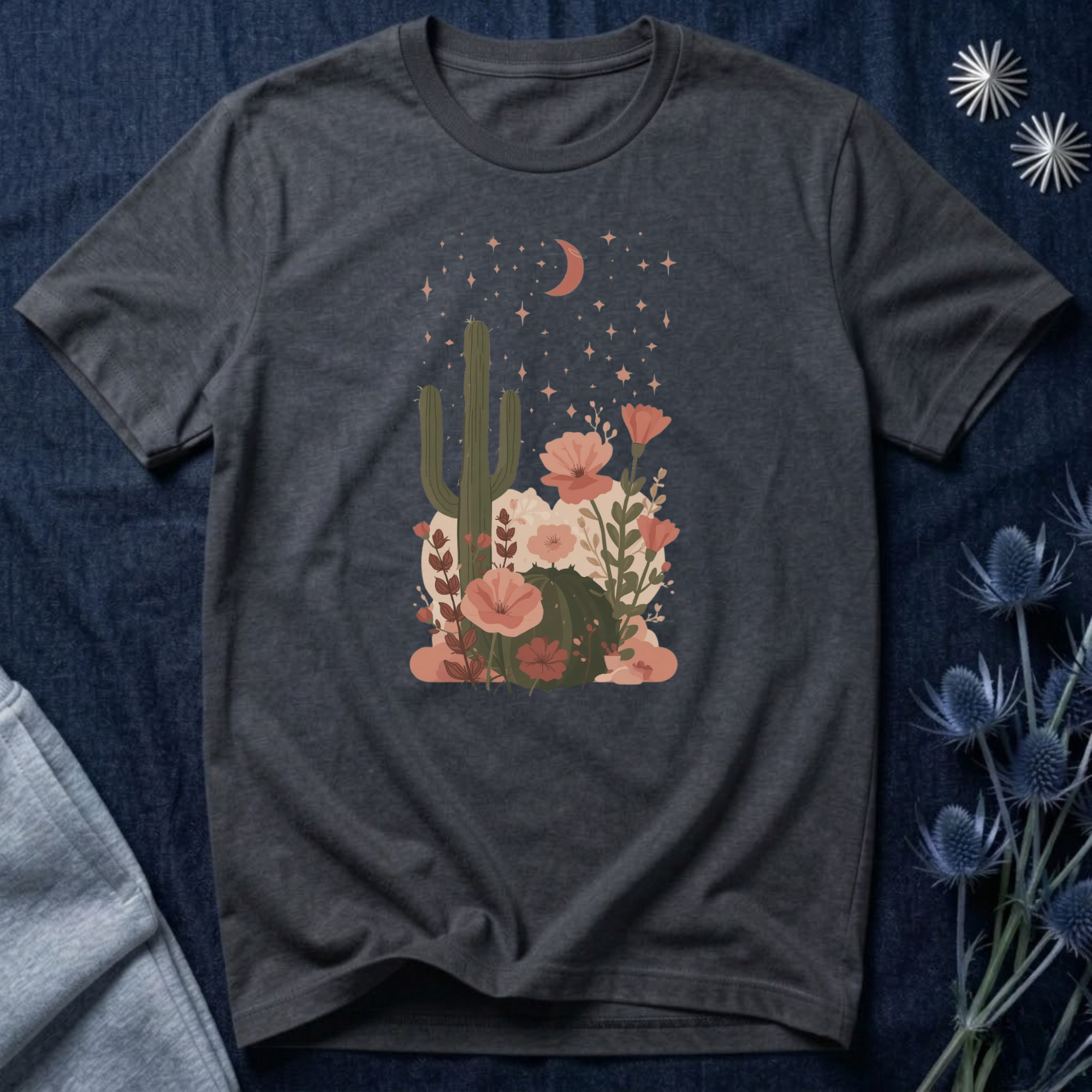 Celestial Floral Desert T-Shirt